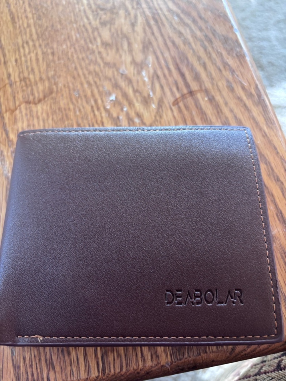 Men's Brown  Bifold Wallet